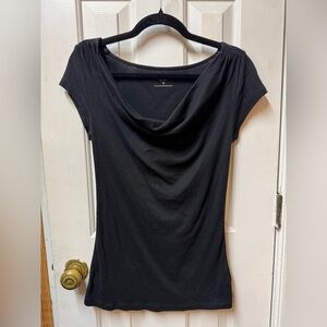Express Black Short Sleeve Women's Top